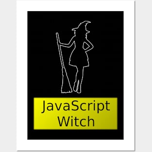 JavaScript Witch Posters and Art